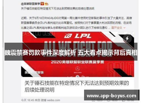 魏震禁赛罚款事件深度解析 五大看点揭示背后真相