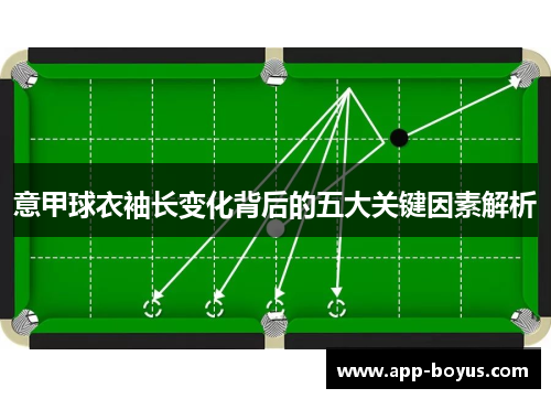 意甲球衣袖长变化背后的五大关键因素解析